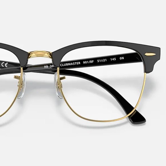 Ray-Ban Other - Ray Ban RB3016 Eyeglasses 3016 Eye Glasses Unisex CLUBMASTER 901/BF BLK NEW 51mm